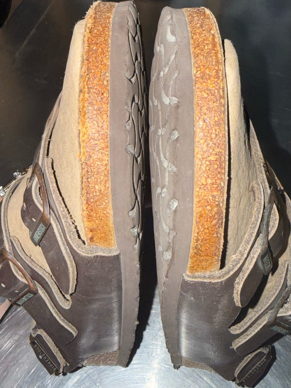Birkenstock Brown Oiled Leather Milano Style EU42 - Picture 5 of 8